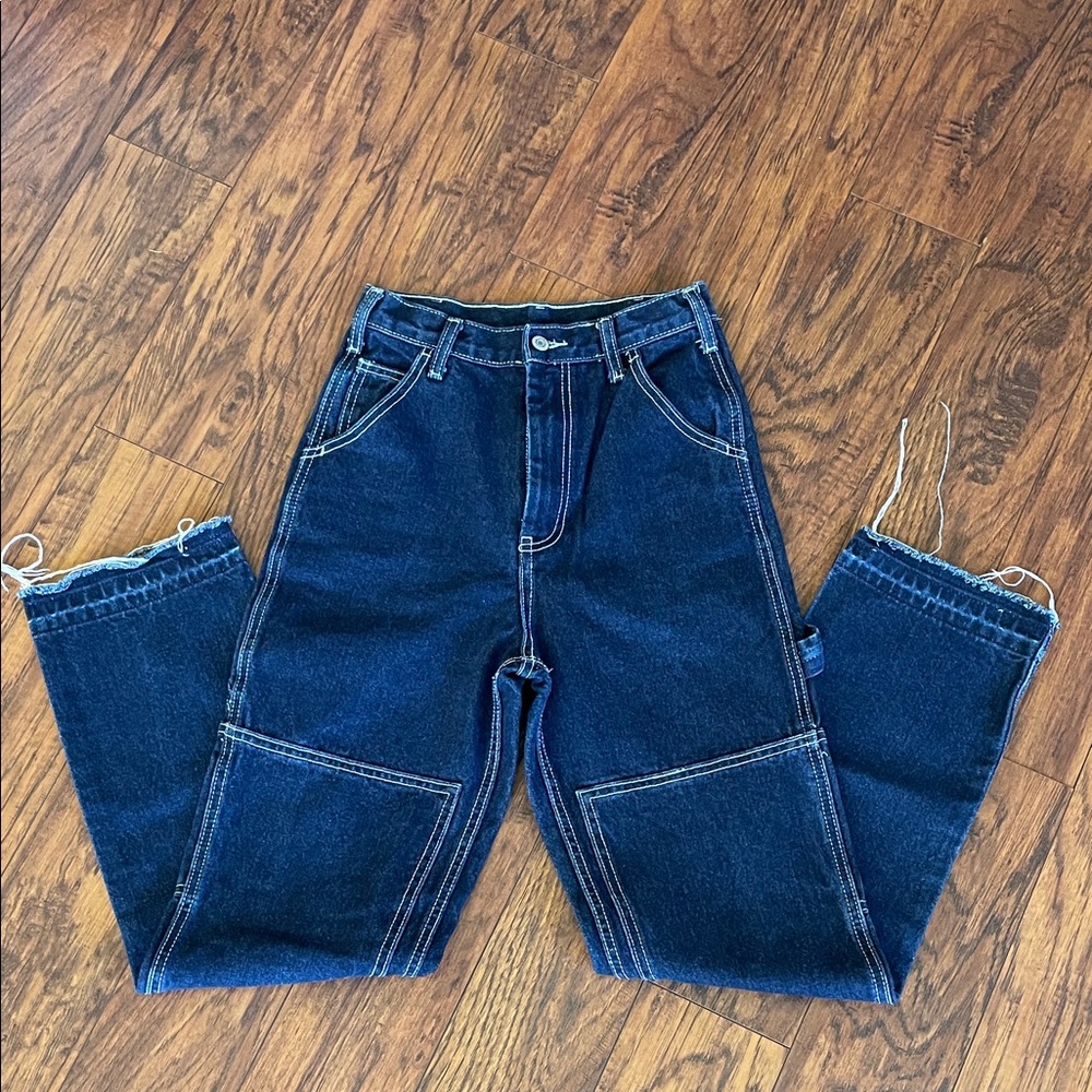 J Galt Blue Cargo/ Carpenter Jeans, size S
